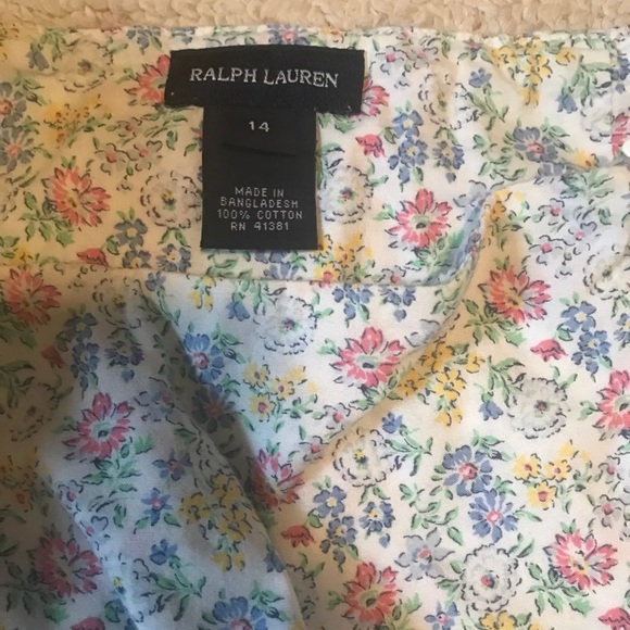 Ralph Lauren Girls Floral Skirt - Picture 4 of 5